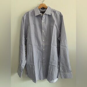Banana Republic Classic Blue Striped Men's Shirt